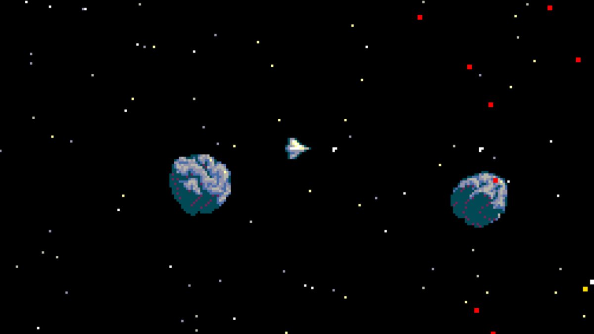 A from-scratch recreation of Sinistar, running