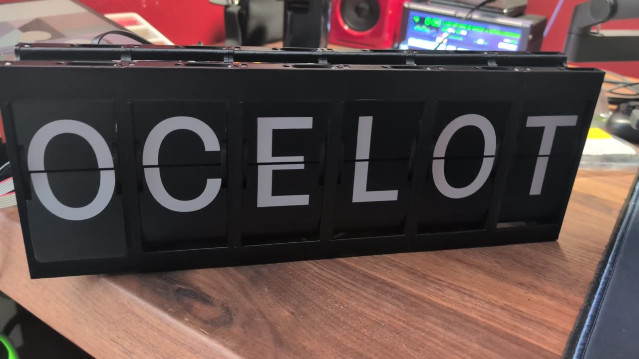 Split-flap display build