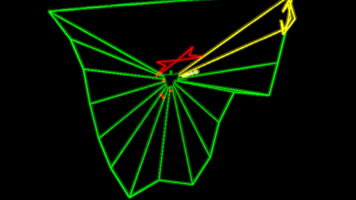 The green vector web of the Tempest recreation