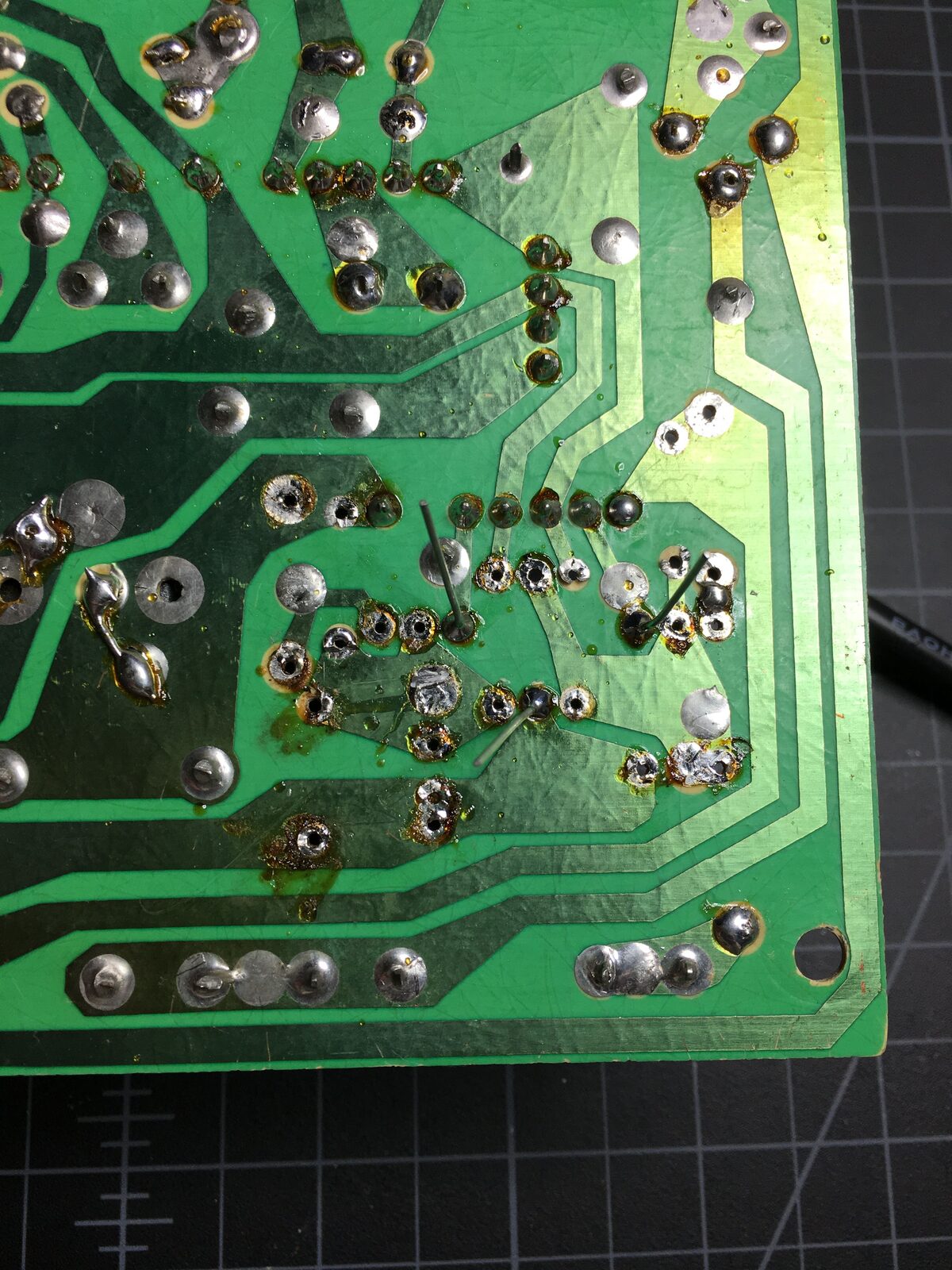 Another board from the set recapped and repaired on the bench