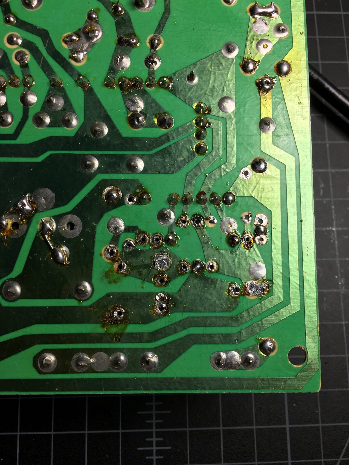 The vector monitor electronics out of the cabinet for repair
